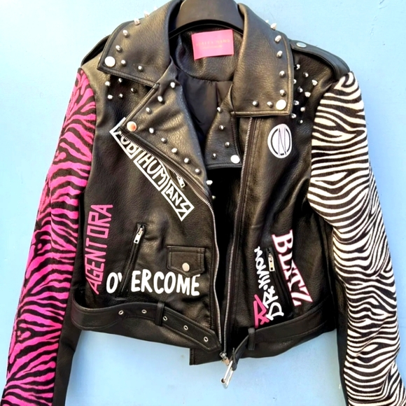 Azalea Wang moto jacket - Picture 3 of 5